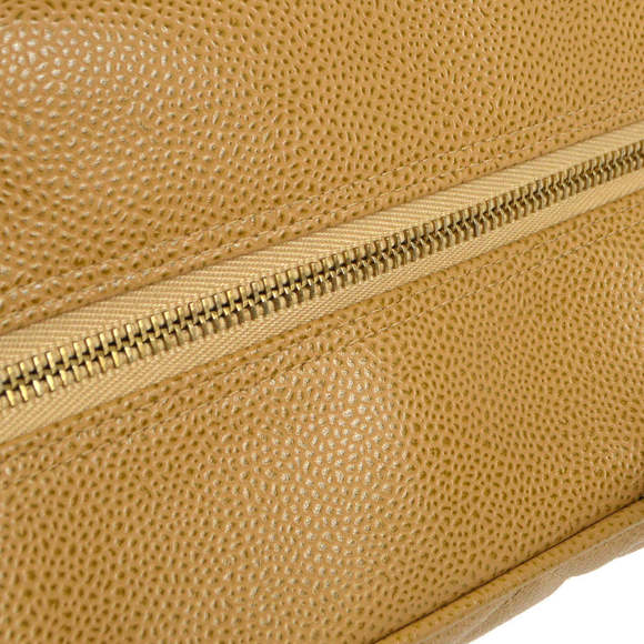 CHANEL 2003-2004 Bowling Bag 37 Beige Caviar 69694 - Picture 7 of 10